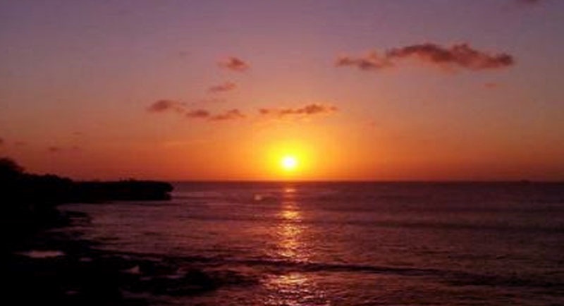 Sunset Pantai Samudra Indah