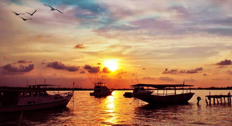 Sunset Di Pantai Marina Semarang
