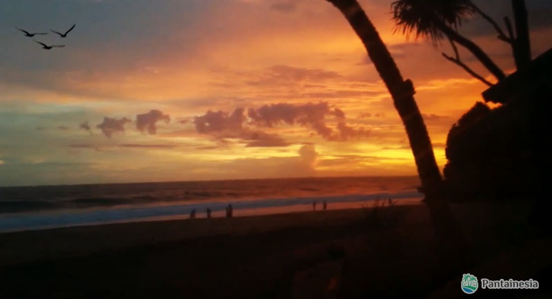 Sunset Di Pantai Ngledakan Ciut